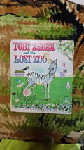 Toby Zebra and the Lost Zoo 1963 Tell-a-Tale Book