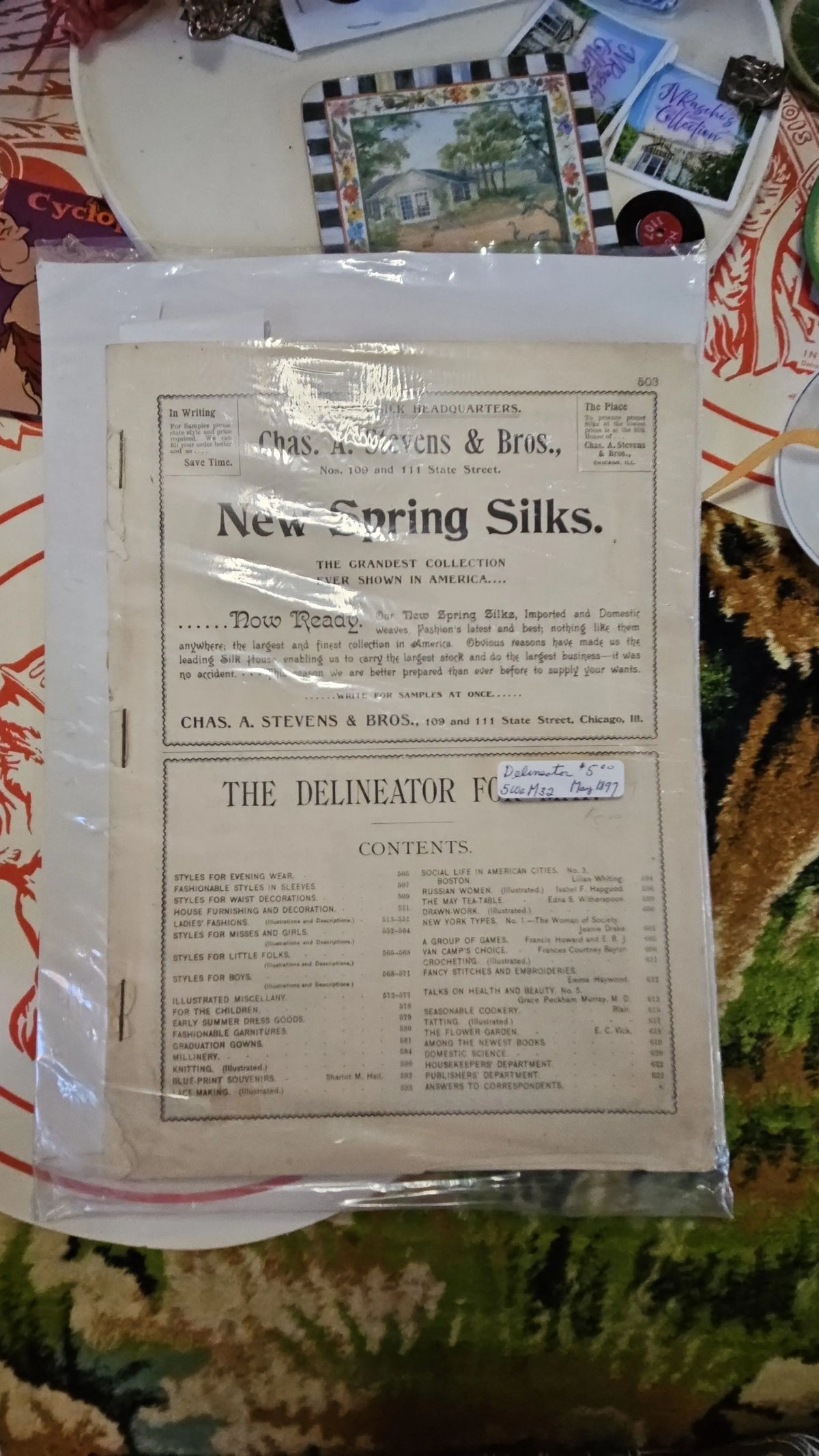 The Delineator May 1897 Antique Magazine (No Cover)