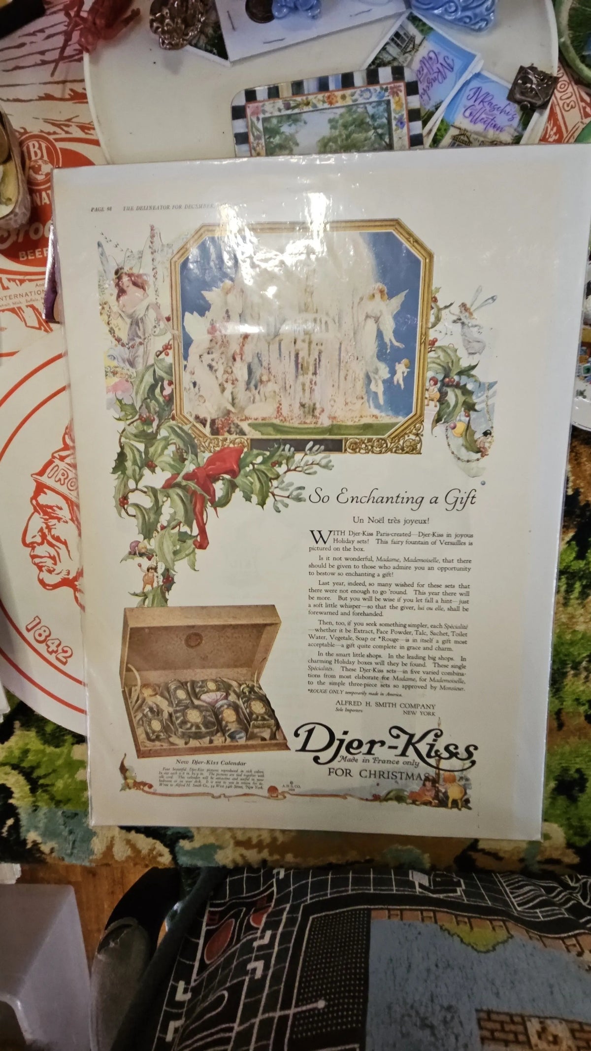 Djer-Kiss 1919 Print Ad (The Delineator)