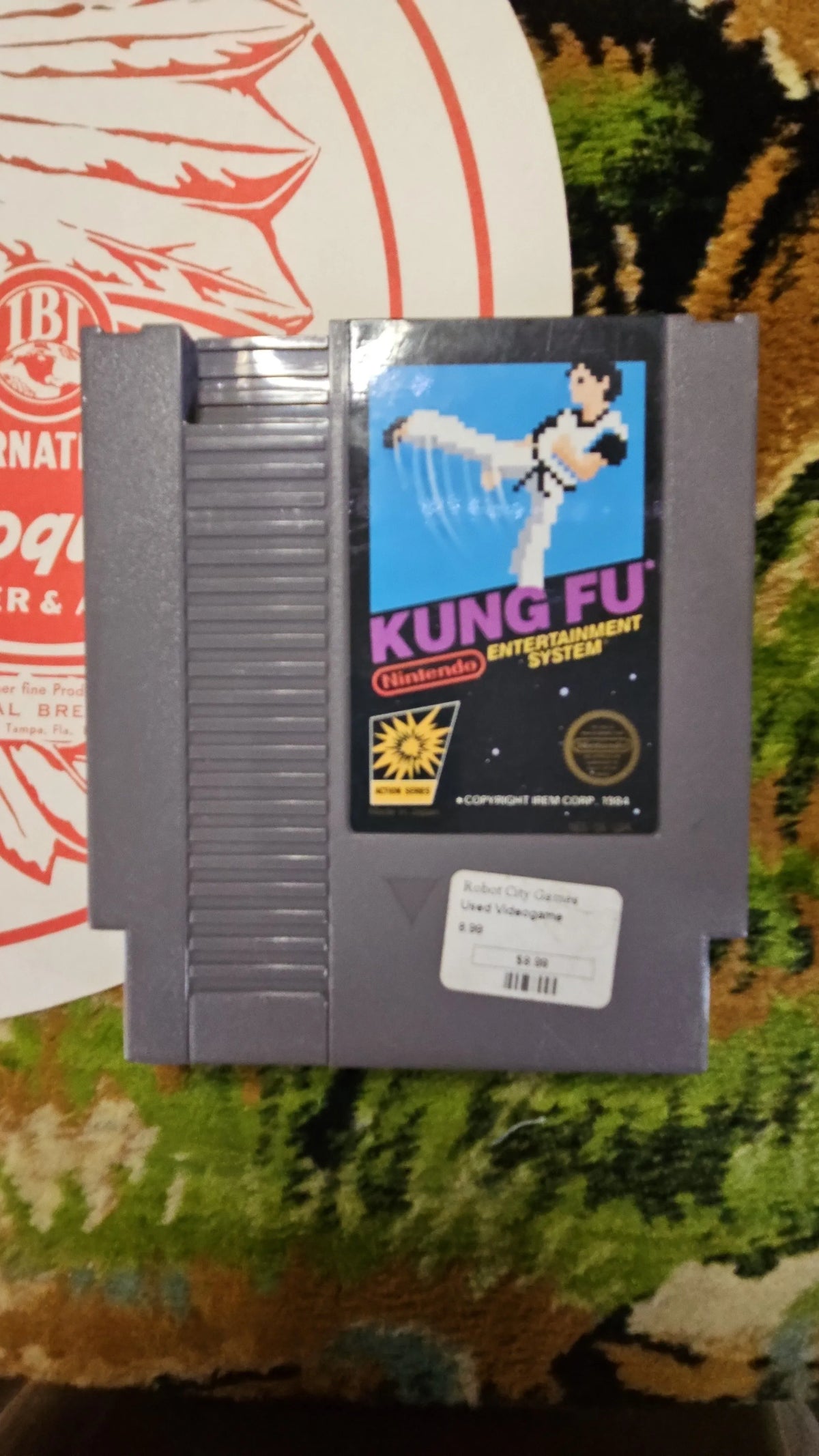 Kung Fu NES cartridge