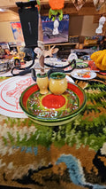Oil & Vinegar Spanish Ceramic 3-in-1 Tapas Bowl