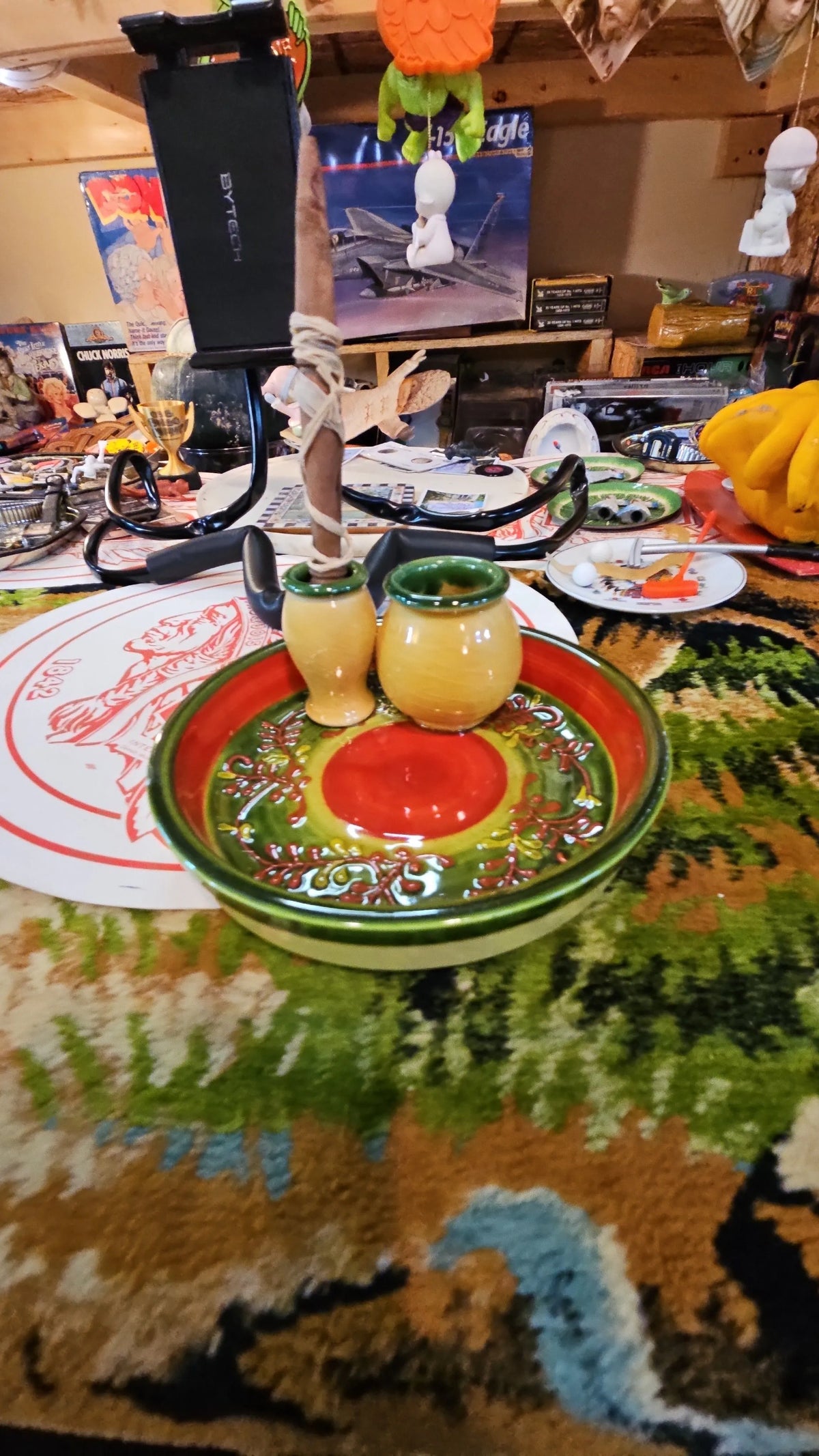 Oil & Vinegar Spanish Ceramic 3-in-1 Tapas Bowl