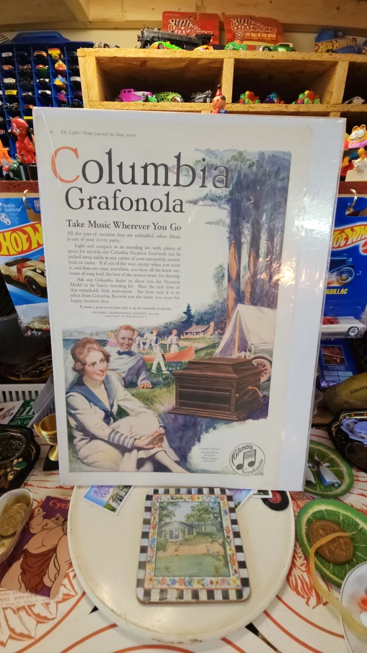 Columbia Grafonola June 1919 Print Ad (Ladies' Home Journal)